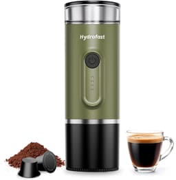 Hydrofast PO-100 draagbare espressomachine, 20 bar druk, 9600 mAh batterij, 2-in-1 capsule & gemalen koffie, draadloze verwarming, compact reisontwerp — thumbnail 2