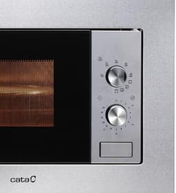 Inbouwmagnetron 20L - Roestvrij staal - 1000W Grill - 5 Vermogensniveaus - Automatische Ontdooiing - Timer - Compact Design — thumbnail 4