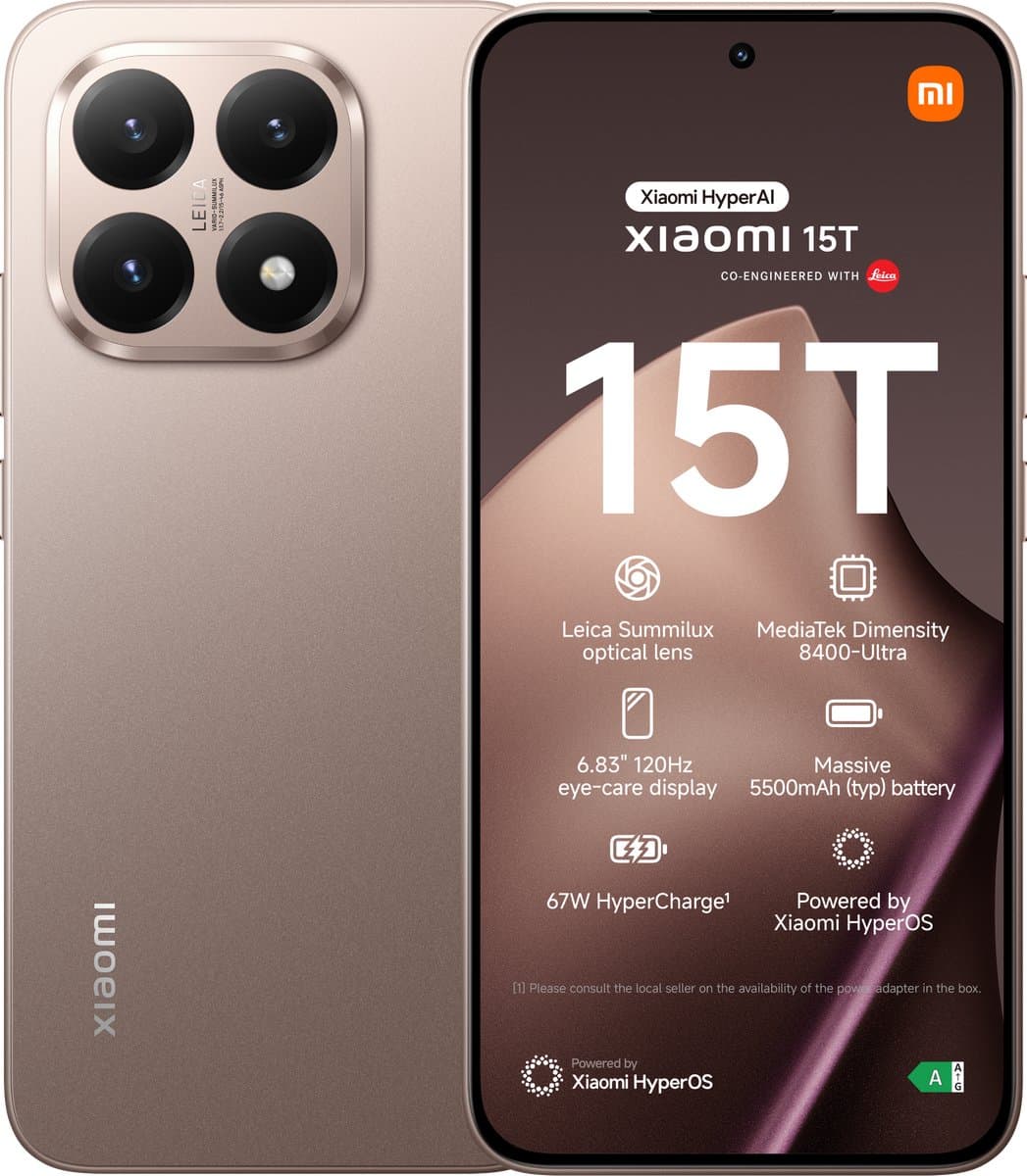 Xiaomi 15T - 12GB/256GB - Roségoud — afbeelding 1