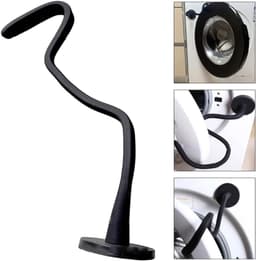 Deurstopper Wasmachine - Wasdeurhouder Fris - Wasmachine Ventileren - Flexibele Rubberen Slang - 43.5 cm - Zwart — thumbnail 4