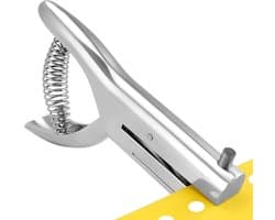 Robuuste 6 mm enkele perforator voor papier, kaarten en PVC met capaciteit tot 20 vellen