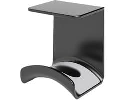 Hoofdtelefoonhouder - Koptelefoonhouder Bureau - Hoofdtelefoon Opbergen - Met Antislip Kussen - 10 x 8 x 6 cm - Zwart