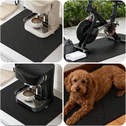 Anti-trillingsmat 60 x 60 cm, antislip siliconen mat voor wasmachine, droger en vriezer, voorkomt geluid en beweging — thumbnail 4