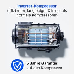 Koelkast zonder vriesvak - Kleine koelkast - Voedsel bewaren - Stille werking 35 dB - 85 cm hoog - Roestvrij staal — thumbnail 5