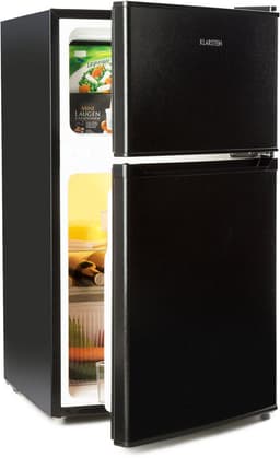 Klarstein Diepvriezer Big Daddy Cool Koelvriescombinatie 87L 40 dB - Koelkast met Vriesvak - Mini-Koelkast Compact - voor Keuken voor Singles - LED Vrijstaand Glazen Lades - Freezer - Vrieskast - Diepvrieskast - Vrieskast Klein — thumbnail 3