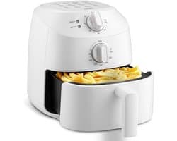 Heteluchtfriteuse - Airfryer - Gezond Frituren - Compact Formaat - 2 Liter - Wit