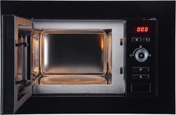 Inbouw Magnetron - Compacte Oven - Snel Opwarmen - 700 Watt Vermogen - 17 Liter Capaciteit - Zwart — thumbnail 4
