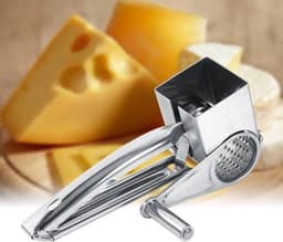 Keukenmachine Rasp - Keukengereedschap - Eten Bereiden - Roestvrij Staal - 20 cm - Zilver — thumbnail 2