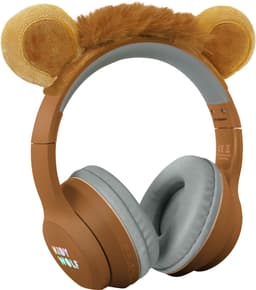 KIDYWOLF KIDYEARS Kinder Koptelefoon Leeuw – 85dB, Bluetooth & Jack, Opvouwbaar, Magnetische Oortjes, 4+ — thumbnail 1