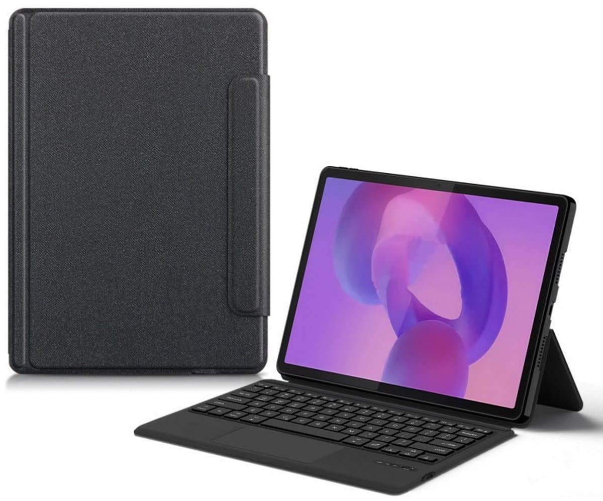 2-in-1 Toetsenbordhoes met Touchpad Compatibel met Lenovo Yoga Tab Plus 12.7 inch - Bluetooth Toetsenbord & Beschermhoes — afbeelding 1