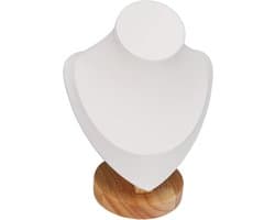 Flanellen sieraden standaard voor kettingen, bustehouder en sieraden display, 6.9 inch hoogte