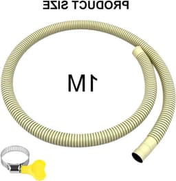 Flexibele Afvoerslang voor Wasmachine en Vaatwasser, Uitbreiding met Slangklemmen, Ideaal voor Droger en Afvoerinstallaties — thumbnail 5