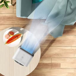 SPHProducts - Draagbare Airconditioner - Mini-luchtkoeler - 3 Snelheden - Zwart wit - USB-aangedreven - Koelventilator - Geschikt voor slaapkamer en k — thumbnail 2