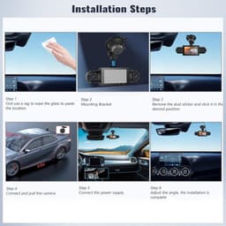 Dashcam - Autocamera Rijcamera - Veilig Rijden - 1080P HD Resolutie - 3 Inch Scherm - Zwart — thumbnail 3