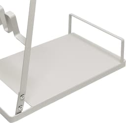 Stofzuiger Standaard - Accessoire Houder - Schoonmaak Organisatie - Vrijstaand Borenloos - 365 x 22 x 58 cm - Wit — thumbnail 2