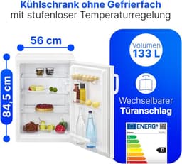 Bomann VS 2195.1 – Tafelmodel Koelkast – 133 Liter – Wit – Energieklasse D — thumbnail 4