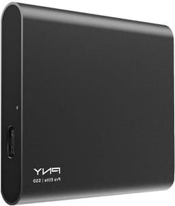 Draagbare SSD - Externe Opslag - Snelle Data Transfer - Aluminium Ontwerp - 1TB - Zwart — thumbnail 1