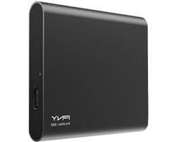 Draagbare SSD - Externe Opslag - Snelle Data Transfer - Aluminium Ontwerp - 1TB - Zwart