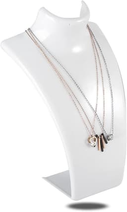 Witte Mannequin voor Sieraden, Houder voor Kettingen en Oorbellen, Perfect voor Presentatie en Organisatie van Sieraden — thumbnail 1