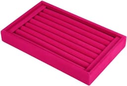 Sieradenhouder voor Ringen, Ring Display Stand, Ideale Opbergruimte voor 50-70 Ringen in de Winkel (Roze Rood) — thumbnail 5