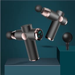 Oneay Massagepistool, massageapparaat voor nek, schouders en rug met 22 snelheden, LED-touchscreen, diepweefselmassage, 4 massagekoppen voor sport/fitness/herstel. — thumbnail 2