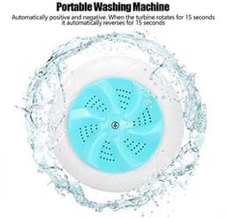 Draagbare, schattige wasmachine, huishoudelijke reiswasmachine, semi-automatisch, kleine, opvouwbare, zakelijke reiswasmachine, turbo (groen) — thumbnail 6
