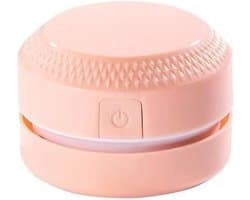 Mini Stofzuiger - Bureau Reiniger - Snel Opruimen - 360° Winddicht - 85 x 63 cm - Roze