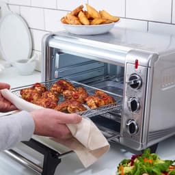 5-in-1 Heteluchtoven - Airfryer, Mini-Oven, Grill en Broodrooster met Opwarmfunctie (20L, Ø 30cm) — thumbnail 2