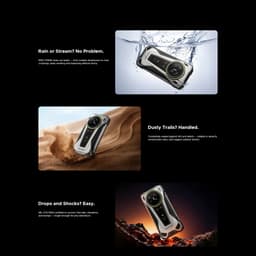 DOOGEE Vmax2 Robuuste smartphone 5G - 6.78 inch 120Hz - 48GB RAM - 512GB ROM - 22000 mAh 120W - Android 16 - 200MP AI camera - IP68/IP69K - NFC,GPS - Telefoons 2026 nieuw - Zwart — thumbnail 4