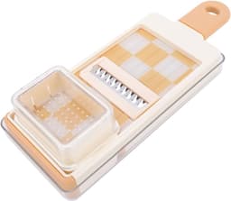 Groentehakker - Keukenmachine - Maaltijdbereiding - 4-in-1 Systeem - 31x13x6.8 cm - Grijs — thumbnail 4