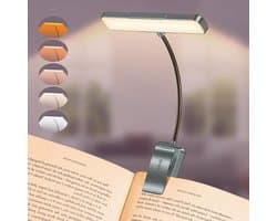 Boeklamp LED - Leeslamp Klem - Avonds Lezen - 32 LEDs - 314 cm - Zeeblauw