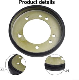JHUBERS- Grasmaaier Schijf Aluminium - Rotary Drive Disc - Vervangt Ariens 09475300 - Voor Homelite/Jacobson - Voor Murray 35550 - Lichtgewicht Materiaal - Maaier Schijf — thumbnail 5