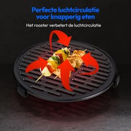 Heteluchtfriteuse - Airfryer Frituurpan - Olievrij Koken - 360 Graden Warmte - 47 Liter Capaciteit - Wit — thumbnail 5