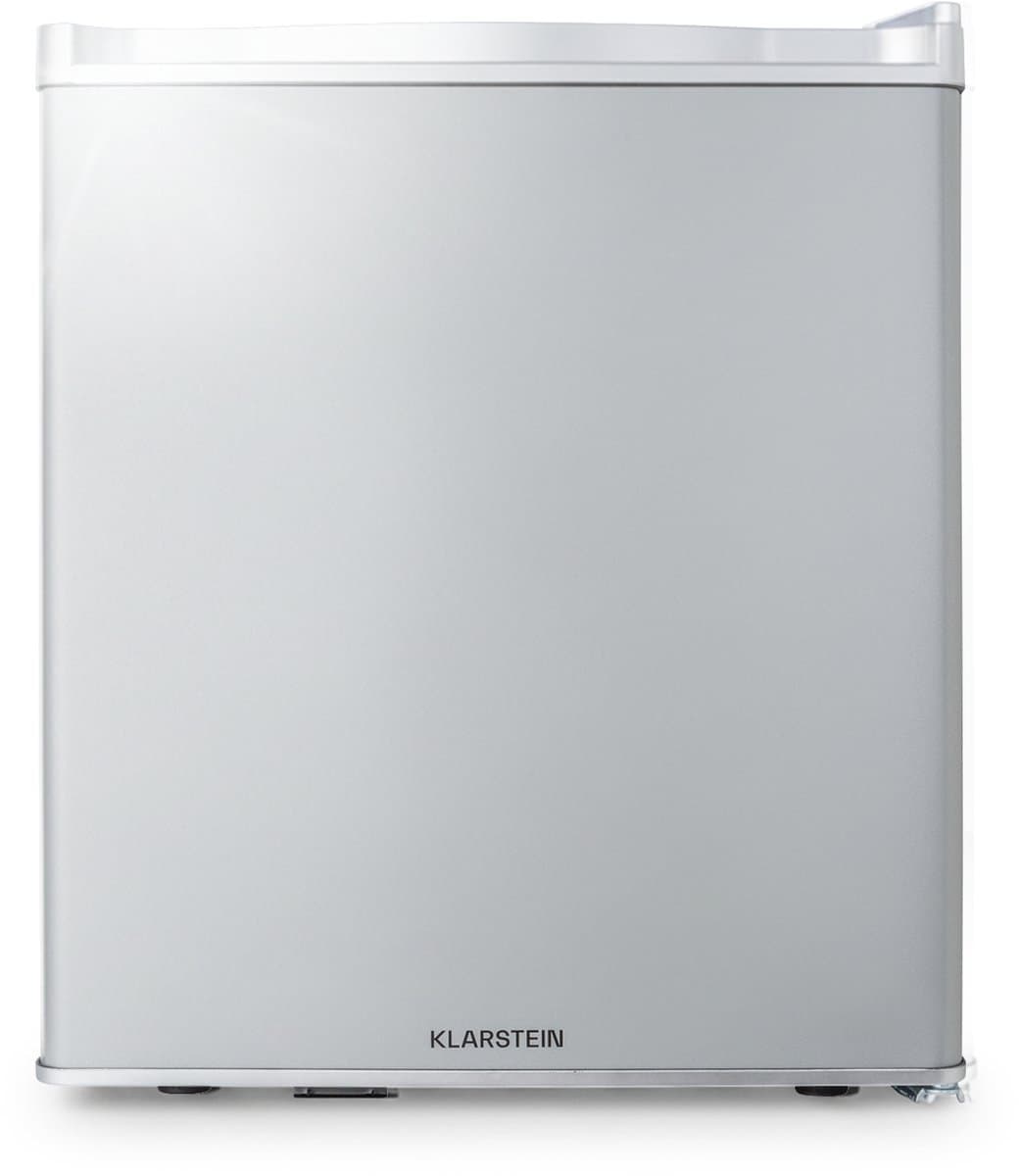 Klarstein mini-koelkast voor kamers, mini-koelkast voor drankjes, snacks & cosmetica, kleine minibar, koelkast klein & stil, flexibele schappen, kleine skincare koelkast 5-22°C, 38L — afbeelding 1