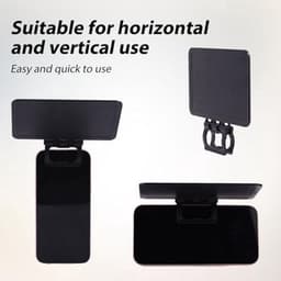 2 stuks telefoonzonneschermhoes, antireflectie en antireflectie, verstelbaar autotelefoonscherm tegen de zon met clips, universeel, geschikt voor alle smartphones — thumbnail 4