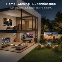 ULTIMEA Apollo P40 - Smart Projector, Native 1080P met Autofocus&6D Trapeziumcorrecti, 700 ANSI Lumen, 4K Thuisbioscoop Beamer, Zwart — thumbnail 4