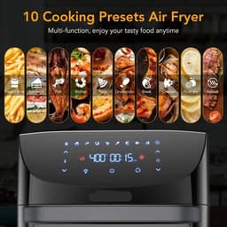 Airfryer - 18L – Heteluchtfriteuse - 10-in-1 Digitale Convectie Oven – 1800W - Airfryer en Toaster Combinatie – Groot Formaat - met LED Scherm - Meerdere Rekniveau's — thumbnail 2