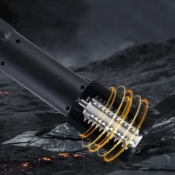 Elektrische Rasp - Keuken Rasp - Groente Snijden - Draagbaar & Draadloos - 24.5 cm - Zwart — thumbnail 4