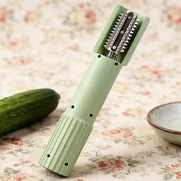 Elektrische Rasp - Keukenmachine Fruit - Maaltijd Voorbereiding - Draadloos Enkelhandig - 24.5 cm - Groen — thumbnail 2
