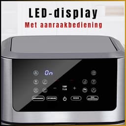 RUX® Heteluchtoven - Oven - Airfryer Oven - 25 Liter - Zilver - ‎38cm x 30cm x 37cm — thumbnail 6