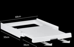 Tussenstuk Wasmachine Droger - Stapelkit Wasmachine Droger Met Verwijderbaar Schap - Stapelkit Universeel Zonder Boren — thumbnail 4