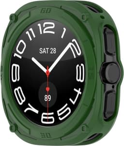 Hoesje Geschikt voor de Samsung Galaxy Watch Ultra 47 MM - TPU Bumper Case - Groen — thumbnail 5