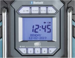 Makita DMR301 bouwradio met laadfunctie FM DAB/DAB+ Bluetooth voor 18V LXT en 12V CXT accus — thumbnail 5