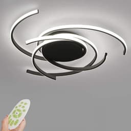 Dimbaar LED Plafondlamp Spiraal Bloem Design Kroonluchter voor Eetkamer en Woonkamer — thumbnail 5