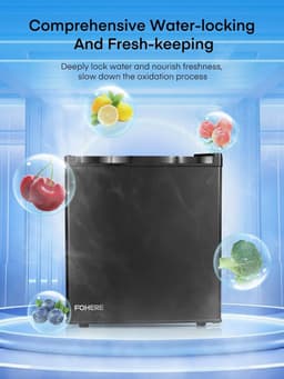 Compacte Mini Koelkast 46 Liter met Temperatuurregeling - Ideaal voor Kamer of Kantoor — thumbnail 3