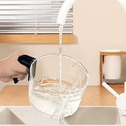 Heteluchtfriteuse 25 Liter - Olievrije Frituurpan - Gezond Koken - Transparant Glazen Ontwerp - 6 Menu Opties - Wit — thumbnail 3