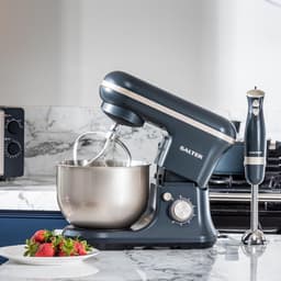 Staande Mixer - Keukenmixer Keukenapparaat - Thuis Bakken - 1200W 6 Snelheden - 5L Kom - Blauw Grijs — thumbnail 3