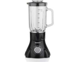 Keukenmachine - Mixer - Smoothies Maken - Glazen Kan - 1 Liter Capaciteit - Zwart