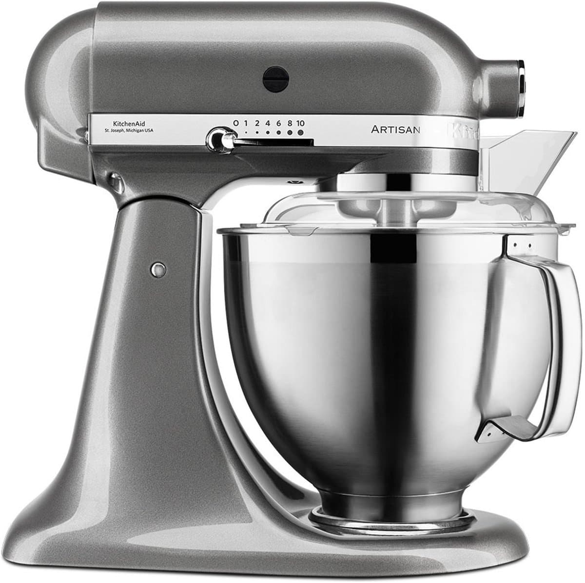 KitchenAid ARTISAN 5KSM185PS keukenmachine 300 W 4,8 l Zilver — afbeelding 1