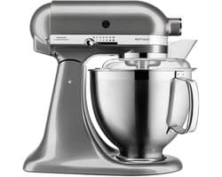 KitchenAid Artisan Serie - Staande Mixer - 300 W - Medaillon Zilver